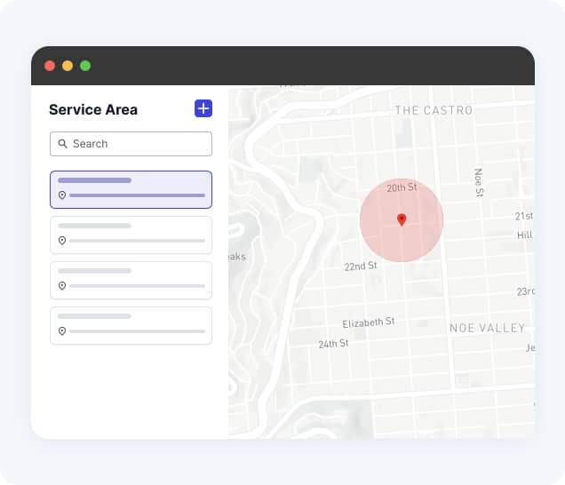 Tobi Service Areas Feature